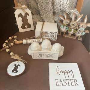 Rae Dunn Spring Chicks + Tray Decor